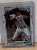 2020 Topps chrome Julio Rodriguez baseball card