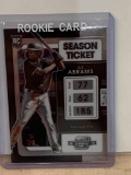 2022 Panini optic CJ Abrams season ticket rookie baseball card