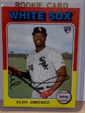 2019 Topps Eloy Jiminez autograph rookie baseball card
