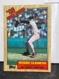 1987 Topps, Roger Clemens record breaker baseball card