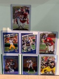 assorted football cards