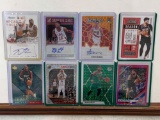 Assorted basketball cards including Autos