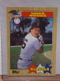 1987 Topps Wade Boggs all star baseball card