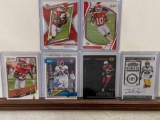 assorted football cards