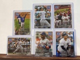 Lot of 6 2019 Topps Greatest players and moments cards