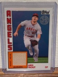 2019 Topps Mike Trout game used memorabilia baseball card