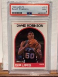 1989 hoops David Robinson basketball card PSA 9
