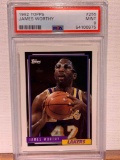 1993 Topps James worthy basketball card PSA 9