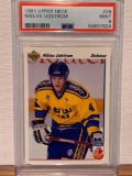1991 upper deck Niklas Lidstrom hockey card PSA 9
