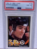 1991 o-pee-chee Mario Lemieux hockey card PSA 8