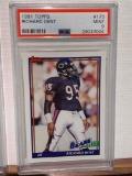 1991 Topps Richard Dent PSA 9 football card