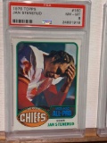1976 Topps Jan Stenerud PSA 8 football card