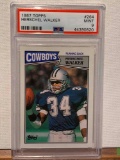 1987 Topps Herschel Walker PSA 9 football card