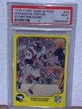 1978 fleer scene action Minnesota Vikings Stormbreaker?s PSA 9 football card