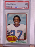 1976 Topps Ahmad Rashad PSA 9 football card