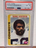 1978 Topps Thomas Henderson PSA 6 football card