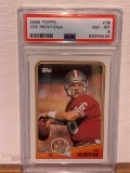 1988 Topps Joe Montana PSA 8 football card