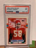 1989 Topps traded Derrick Thomas PSA 9 football card