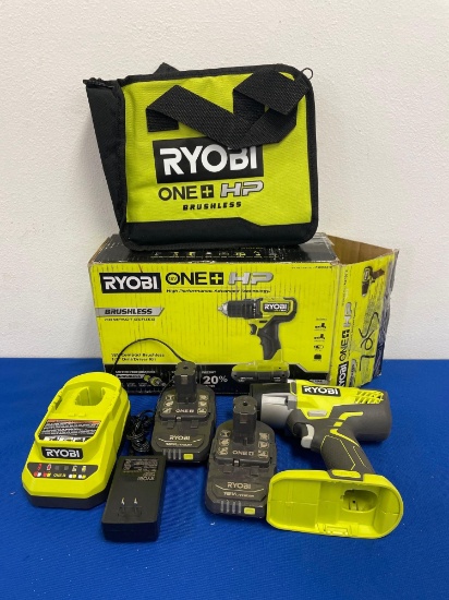 Ryobi 18V compact Brushless 1/2? Drill/Driver Kit, works