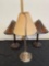 Three lamps