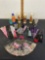 candles, Japanese Asian Style Fan