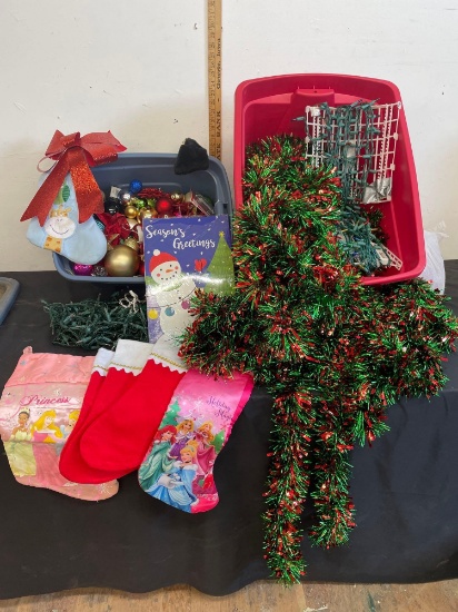 Christmas items, lights and more