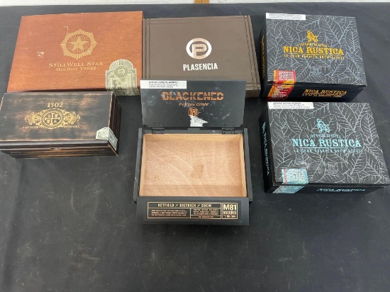 cigar wood boxes different sizes