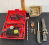 compressor, facing clamp, Bits.