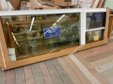 picture window with double hung 102? x 38? the window open 34 1/4 x 37 3/4?