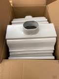 Style K end Piece with 3? Oval Outlet 5?