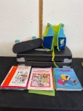music books ski bar and two benches