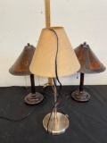 Three lamps