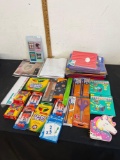 notebooks, Crayola, pencils, Markers, and more