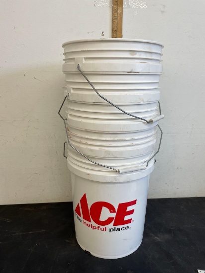 Ace 5 gallon plastic bucket all one money
