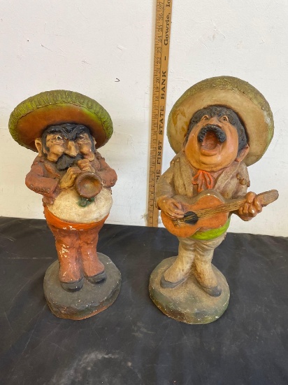 Vintage mariachi man?s Statues