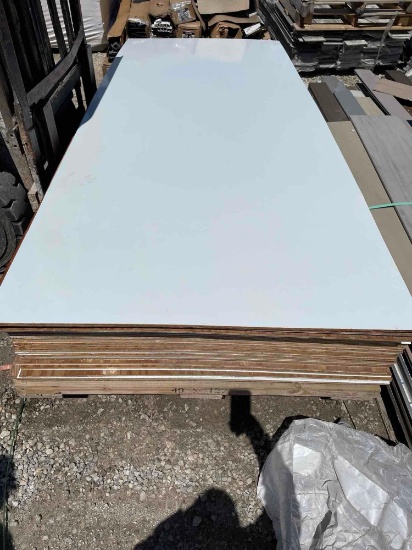Plywood with PVC sheets 3/8x4x10