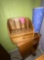 3 pieces. desk organizer, lamp, small shelf on wheels
