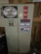Garage plastic storage closet and contents