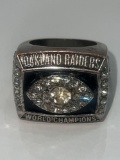 1976 Oakland Raiders World Champions ring no mark