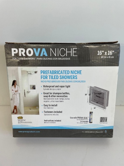 new prefabricated niche for tiled showers