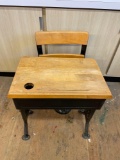 vintage school desk