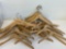 Loft wood clothes hangers