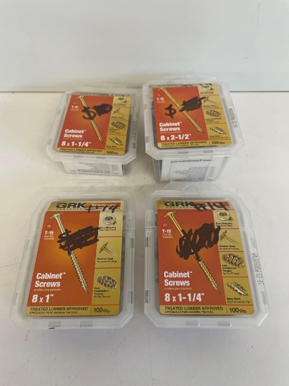 Cabinet Screws