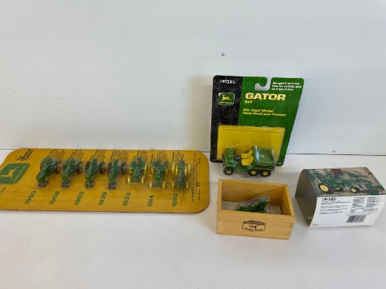 John Deere Toy Historical Tractors, Model A With Farmer and Gator 6x4