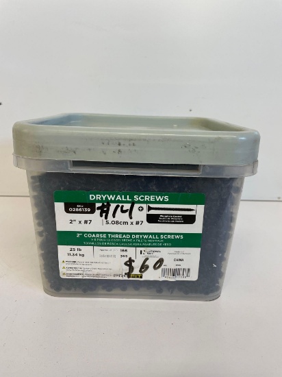 Drywall Screws 2x#7 new