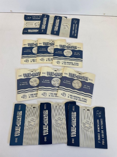 vintage View Master reel states
