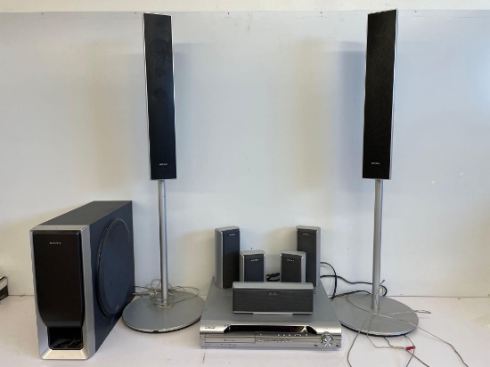 Sony Dav-Dx255 DVD home theatre system with speakers