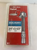 Wedge Anchors 3/4x5 1/2? new