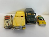 vintage metal cars