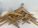 Loft wood clothes hangers